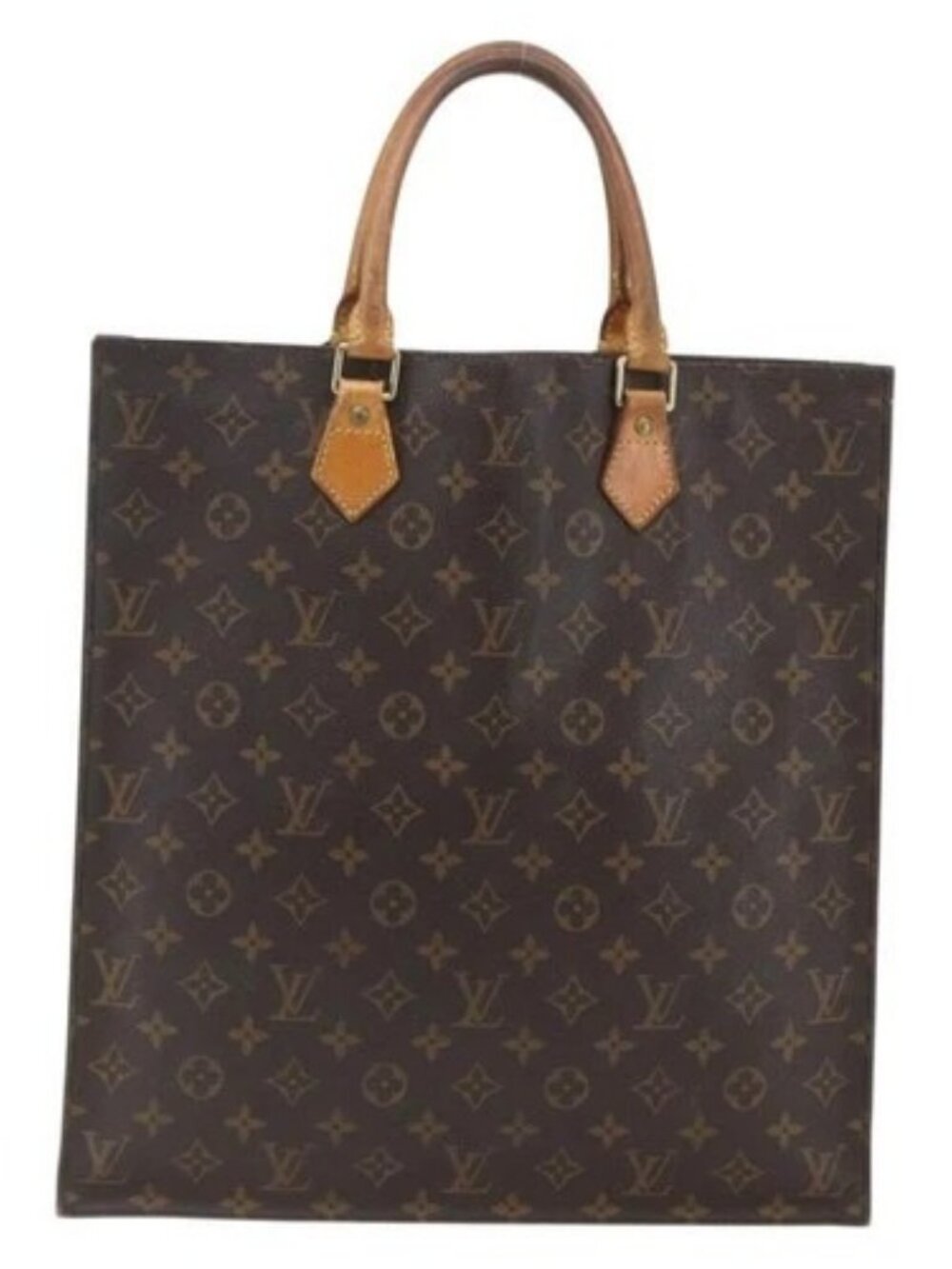 LOUIS VUITTON Monogram Sac Plat Hand Bag - Picture 12 of 16
